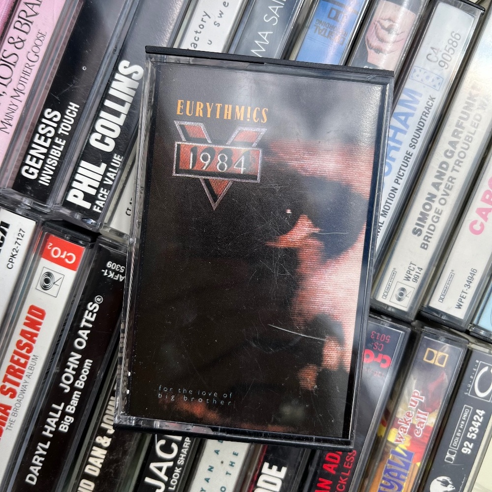 Vintage 1984 Eurythmics For The Love of Big Brother Cassette Tape